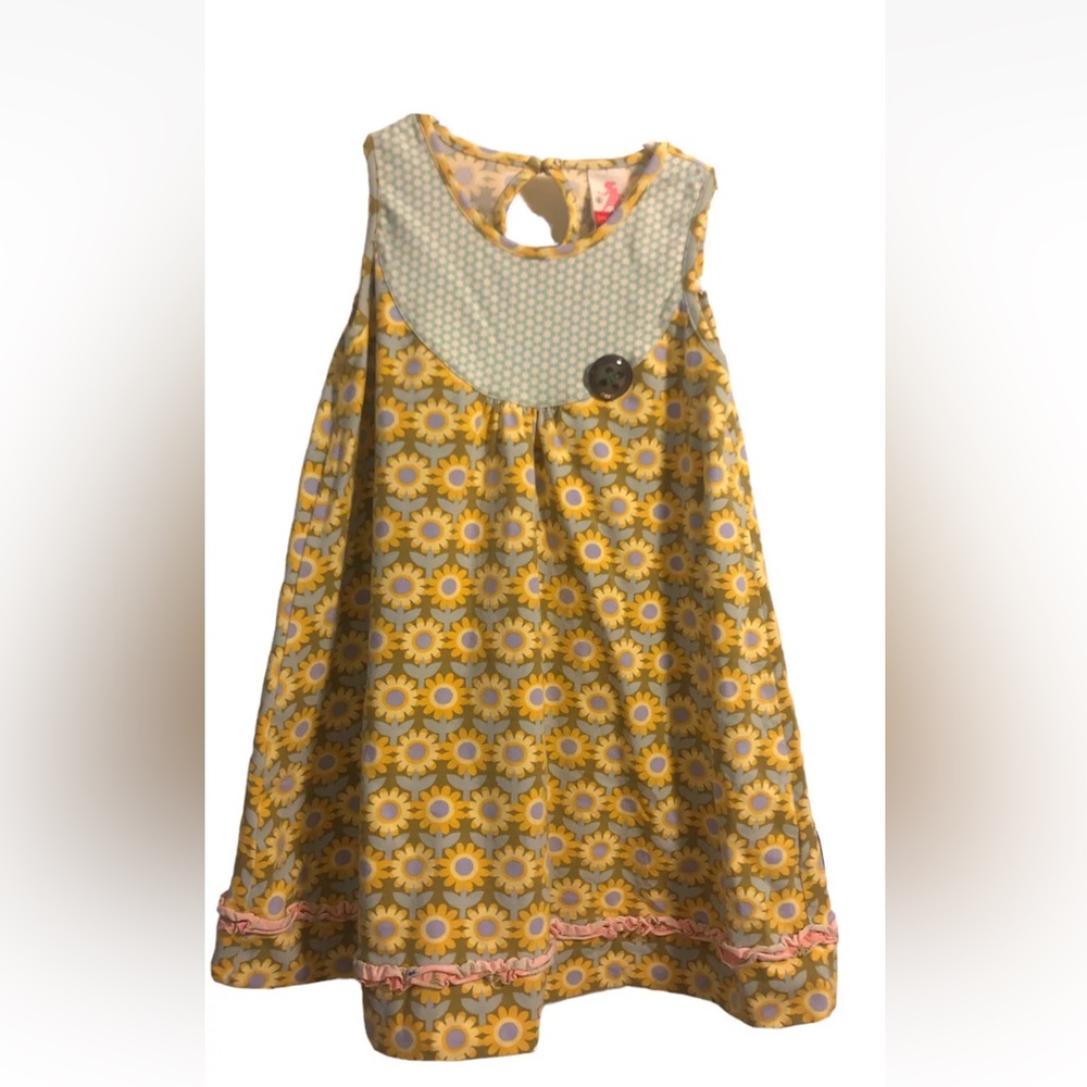 Matilda Jane Serendipity Girls 6 Sunflower Dress Peaches And Cream